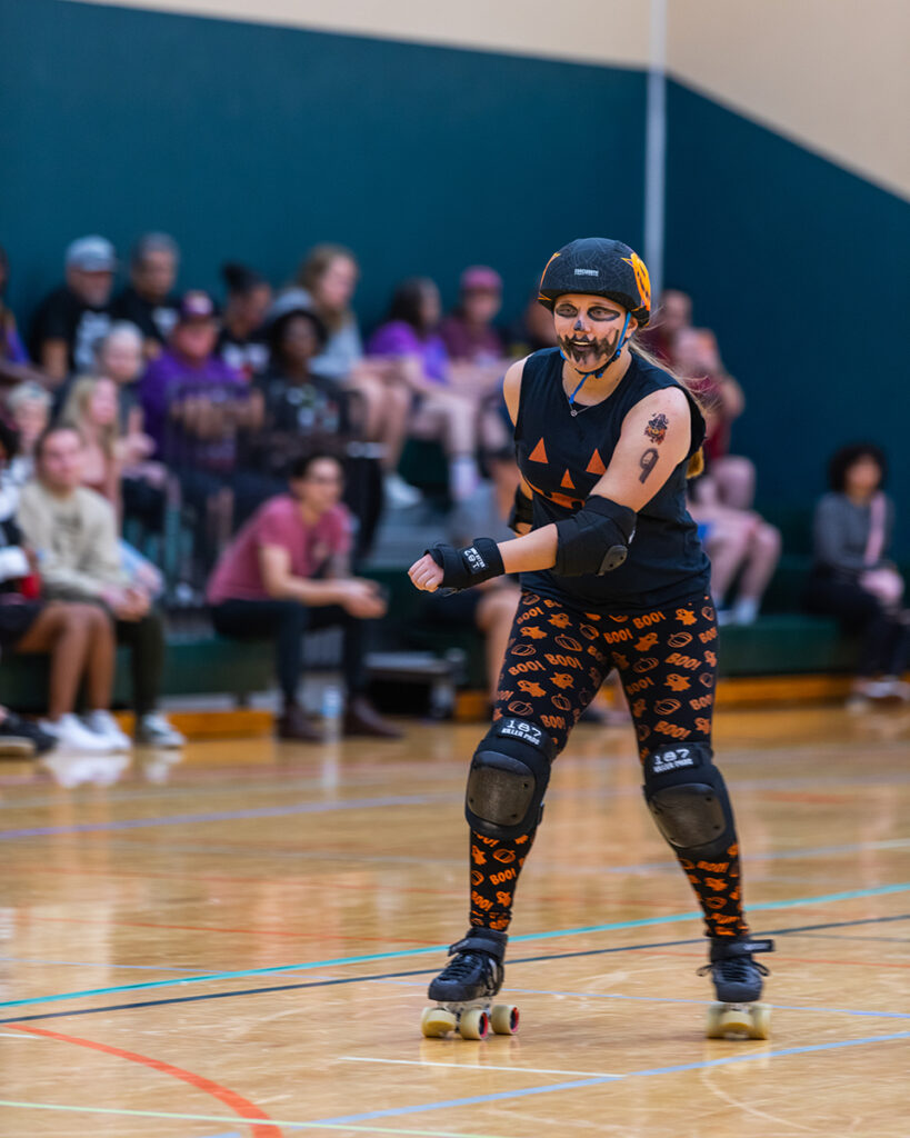 Get to know Orlando Roller Derby skater, Dragon Roll #9!